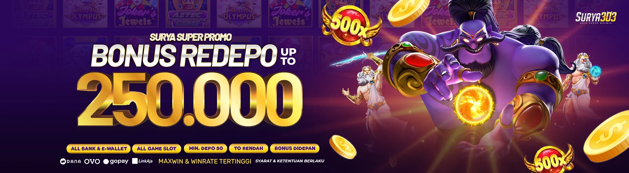 SURYA303 : RTP LIVE Slot Gacor Winrate Tinggi Hari Ini